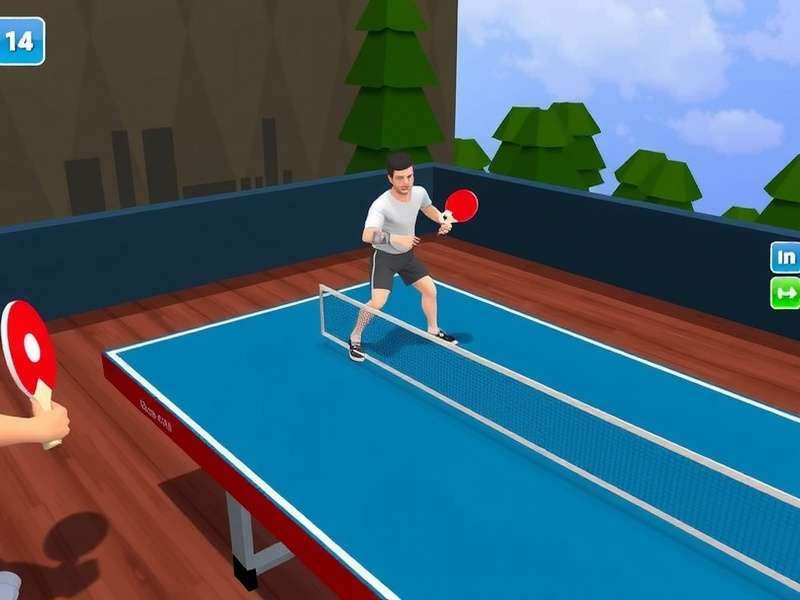 Desi Table Tennis Titan Gameplay Screenshot